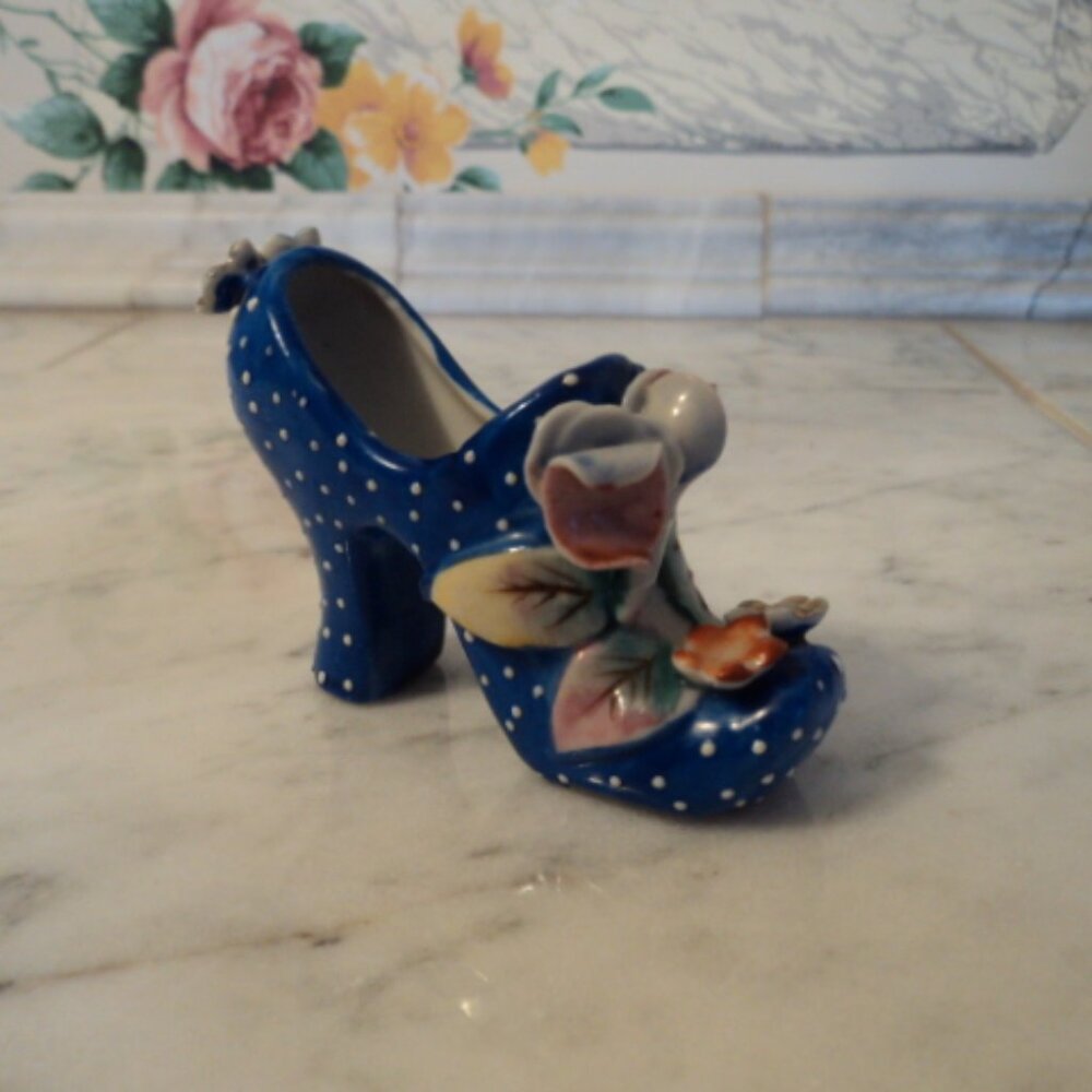 vintage shoe figurine